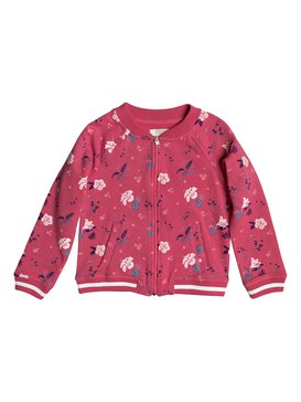 roxy, Love Space - Bomberjacke aus Sweatshirtstoff, ROUGE RED TROPICOOL (mlj8) Love Space - Bomber Jacket Sweatshirt ERLFT03135