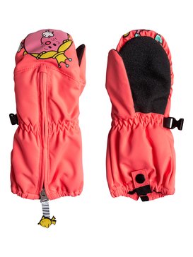 roxy, Snow's Up Little Miss - Moufles de snowboard/ski, NEON GRAPEFRUIT (nkn0) Snow's Up Little Miss - Snowboard/Ski Mittens ERLHN03004