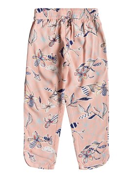 roxy, Girls 2-6 Believer Beach Pants, CORAL ALMOND TRELLIS CLIMB (mgl6) BELIEVER ERLNP03028