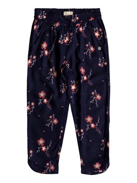 roxy, Girls 2-6 Believer Beach Pants, DRESS BLUES SPACED OUT FLORAL (xbry) BELIEVER ERLNP03028