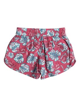 roxy, Meet Me In The City - Short de Viscosa, ROUGE RED ABYSSAL TROPICAL (mlj6) Meet Me In The City - Viscose Shorts ERLNS03014