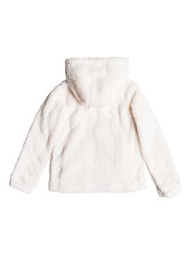 roxy, Shooting Stars - Zip-Up Polar Fleece Hoodie for Girls 2-7, MARSHMALLOW (wbt0) Shooting Stars - Zip-Up Polar Fleece Hoodie for Girls 2-7 ERLPF03011