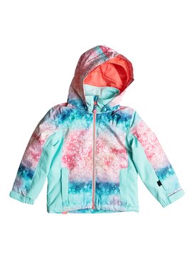 roxy, Mini Jetty - Veste de snow, NEON GRAPEFRUIT_SOLARGRADIENT (nkn8) Mini Jetty - Snow Jacket ERLTJ03004