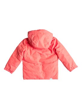 roxy, Сноубордическая куртка Anna, NEON GRAPEFRUIT (nkn0) Anna - Snow Jacket for Girls 2-7 ERLTJ03005