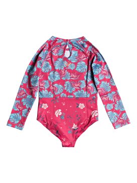 roxy, Гидрокупальник с длинным рукавом ROXY Mermaid UPF 50, ROUGE RED ABYSSAL TROPICAL (mlj6) ROXY Mermaid - Long Sleeve One-Piece UPF 50 Rashguard ERLWR03067