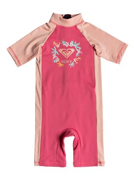 roxy, Soul Mermaids - Short Sleeve One-Piece UPF 50 Rashguard, ROUGE RED (mlj0) Soul Mermaids - Short Sleeve One-Piece UPF 50 Rashguard ERLWR03073