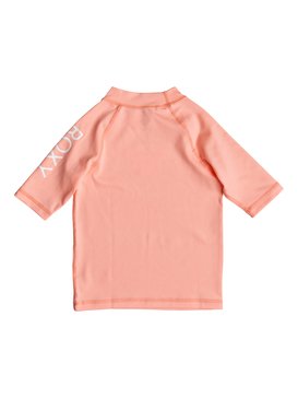 roxy, Whole Hearted - Licra de Manga Corta con Protección Solar UPF 50 para Chicas 2-7, SOUFFLE (mfg0) Whole Hearted - Short Sleeve UPF 50 Rash Vest for Girls 2-7 ERLWR03074
