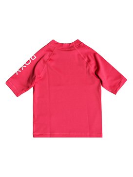 roxy, Whole Hearted - Licra de Manga Corta con Protección Solar UPF 50 para Chicas 2-7, ROUGE RED (mlj0) Whole Hearted - Short Sleeve UPF 50 Rash Vest for Girls 2-7 ERLWR03074
