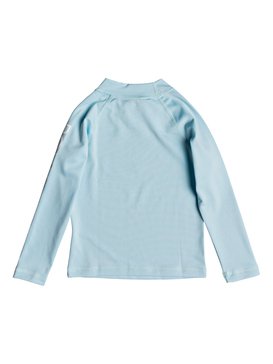 roxy, Whole Hearted - Licra de Manga Larga con Protección Solar UPF 50 para Chicas 2-7, CRYSTAL BLUE (bfa0) Whole Hearted - Long Sleeve UPF 50 Rash Vest for Girls 2-7 ERLWR03075