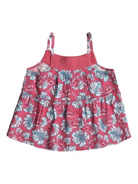 roxy, All Your Heart - Haut à bretelles pour Fille 2-7 ans, ROUGE RED ABYSSAL TROPICAL (mlj6) All Your Heart - Strappy Top for Girls 2-7 ERLWT03019