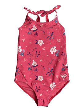 roxy, ROXY Mermaid - Maillot de bain une pièce pour Fille 2-7 ans, ROUGE RED TROPICOOL (mlj8) ROXY Mermaid - One-Piece Swimsuit for Girls 2-7 ERLX103022