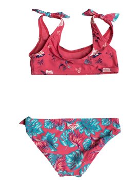 roxy, ROXY Mermaid - Ensemble bikini sport pour Fille 2-7 ans, ROUGE RED TROPICOOL (mlj8) ROXY Mermaid - Athletic Bikini Set for Girls 2-7 ERLX203044