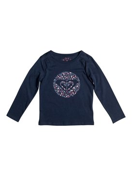 roxy, Never Ages Nice One Heart - T Shirt à manches longues, DRESS BLUES (btk0) Never Ages Nice One Heart - Long Sleeve T-Shirt ERLZT03094
