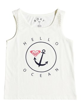 roxy, Wayfaring Stranger Hello Ocean - Camiseta sin Mangas, MARSHMALLOW (wbt0) Wayfaring Stranger Hello Ocean - Vest Top ERLZT03117
