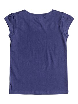 roxy, Moid Flower Logo - Camiseta de Manga Cap más Corta, DEEP COBALT (bre0) Moid Flower Logo - Cap Sleeve T-Shirt ERLZT03123