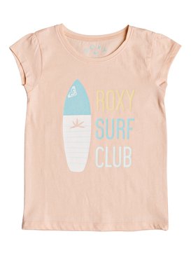 roxy, Moid Surf Club - Maglietta con maniche ad aletta, TROPICAL PEACH (mdr0) Moid Surf Club - Cap Sleeve T-Shirt ERLZT03124