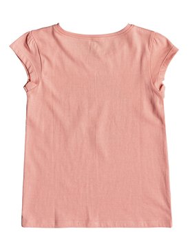 roxy, Moid Flowers - T-Shirt met kapmouwtjes voor Meisjes 2-7, CORAL ALMOND (mgl0) Moid Flowers - Cap Sleeve T-Shirt for Girls 2-7 ERLZT03138