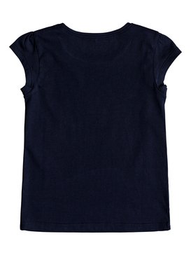 roxy, Moid Sketch Day - T Shirt col rond pour Fille 2-7 ans, DRESS BLUES (btk0) Moid Sketch Day - Cap Sleeve T-Shirt for Girls 2-7 ERLZT03139