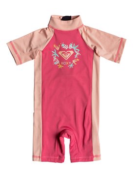 roxy, Baby ROXY Springsuit - Short Sleeve One-Piece UPF 50 Rashguard, ROUGE RED (mlj0) Baby ROXY Springsuit - Short Sleeve One-Piece UPF 50 Rashguard ERNWR03011