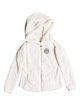 0 Elastic Heart - Zip-Up Sherpa Hoodie for Girls 8-16 White ERGPF03014 Roxy