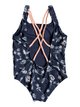 1 Beach Days - One-Piece Swimsuit for Girls 8-16 Blue ERGX103029 Roxy