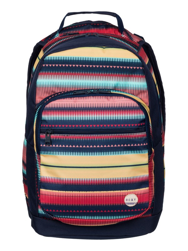 roxy, Grand Thoughts Backpack, Aruba Blue - Plaid_1 (bfk1) 0 Grand Thoughts Backpack 2153040302 Roxy