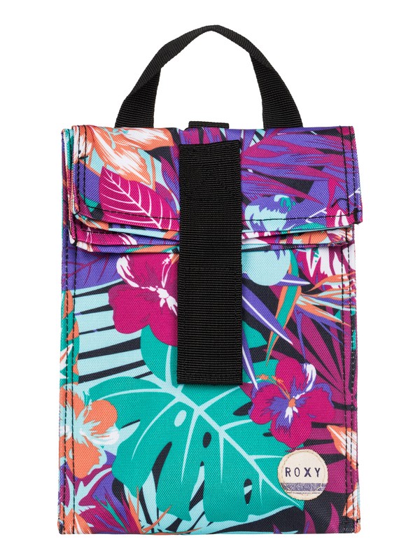 roxy, What's For Lunch Lunch Bag, Anthracite-6 (kvj6) 0 What's For Lunch Lunch Bag 2153130103 Roxy