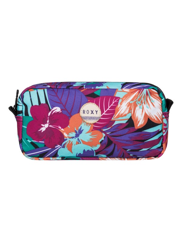roxy, Pipeline Pencil Case, Aruba Blue - Plaid_1 (bfk1) 0 Pipeline Pencil Case 2153180202 Roxy