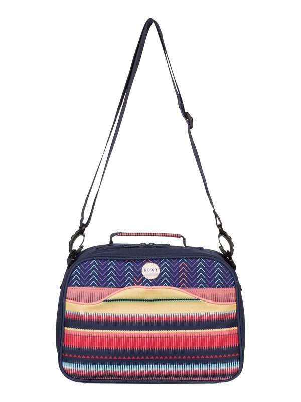 roxy, Sunset Vanity Cosmetic Bag, Aruba Blue - Plaid_1 (bfk1) 0 Sunset Vanity Cosmetic Bag 2153210102 Roxy