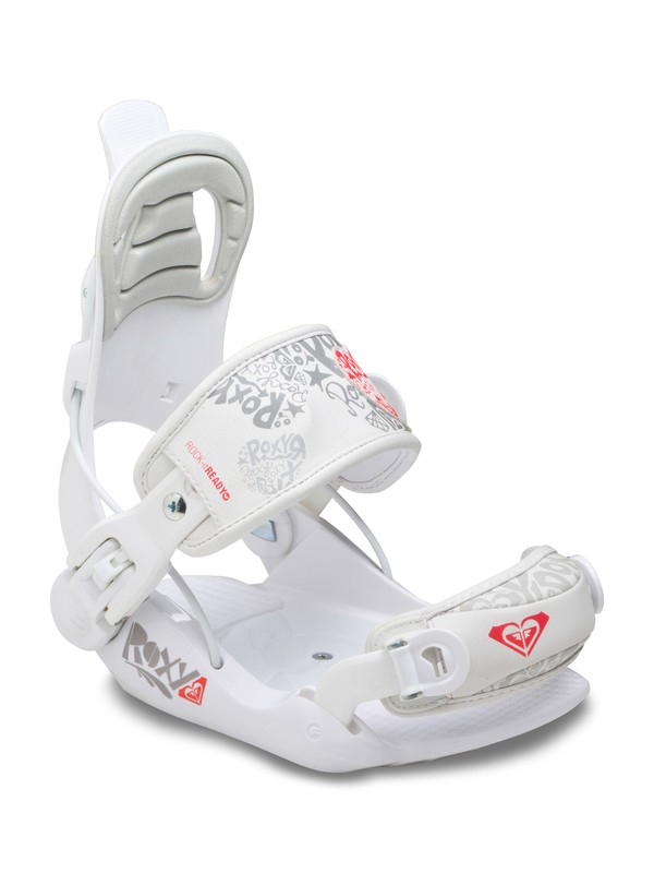 roxy, Rock-It Ready Youth Bindings, WHITE (wht) 0 Rock-It Ready Youth Bindings 4235205 Roxy