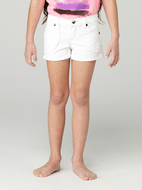 roxy, Girls 2-6 Rollers Shorts, BLAZE WHITE (whh) 0 Girls 2-6 Rollers Shorts 428972 Roxy
