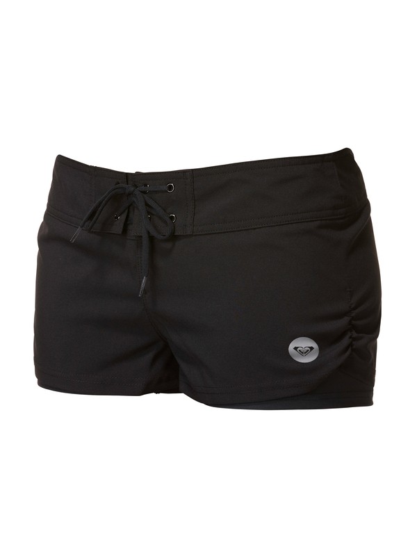 roxy, Doubled Up Boardshorts, TRUE BLACK (blk) 0 Doubled Up Boardshorts 437005 Roxy