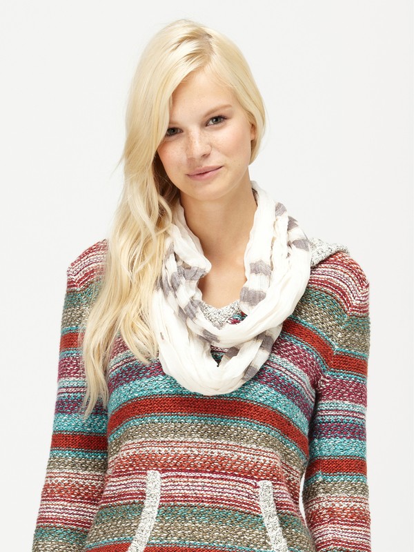 roxy, Firewood Infinity Scarf, CREAM (crm) 0 Firewood Infinity Scarf 454D85 Roxy