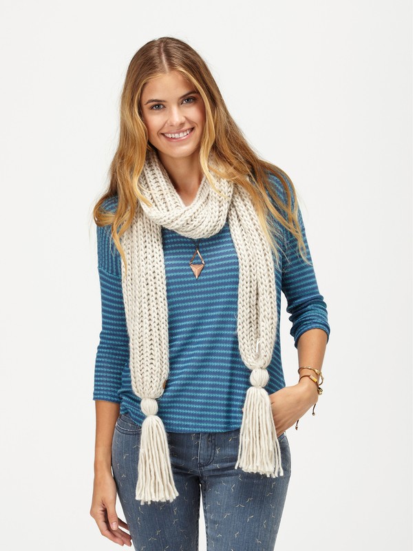 roxy, Flurry Scarf, CREAM (crm) 0 Flurry Scarf 456029 Roxy