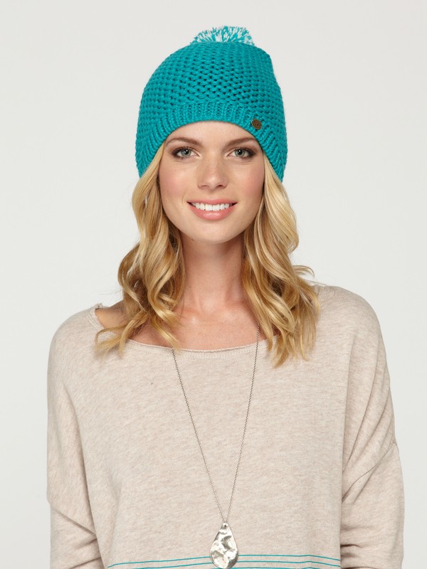 roxy, Sugar Plum Beanie, AQUATIC BLUE (bqt0) 0 Sugar Plum Beanie 456057 Roxy