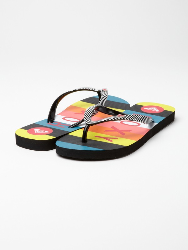 roxy, Mimosa 3 Sandals, WHT/BLK/S PINK (wbp) 0 Mimosa 3 Sandals 457R32 Roxy