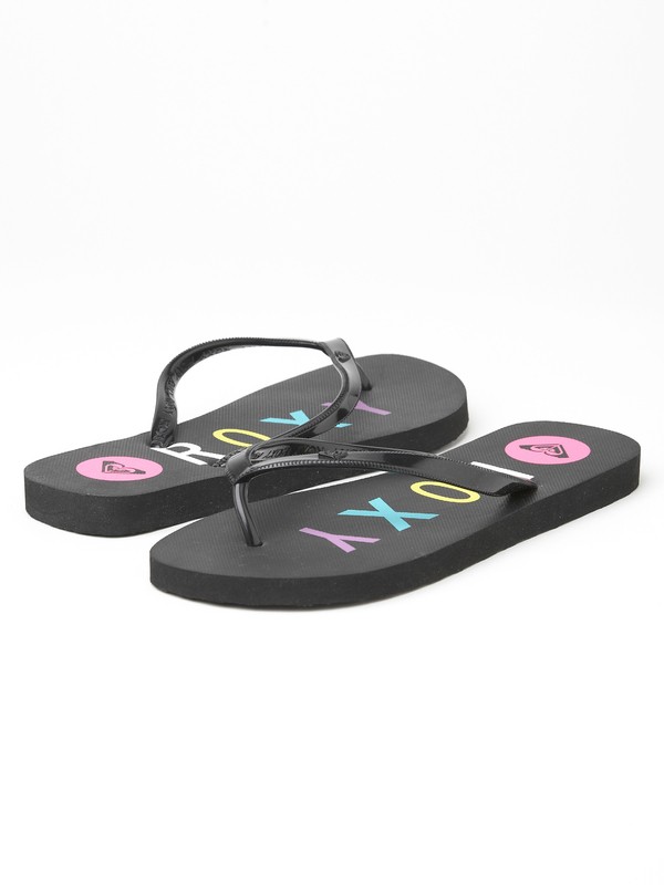 roxy, Bahama 3 Sandals, BLACK GEO (bk1) 0 Bahama 3 Sandals 457R55 Roxy