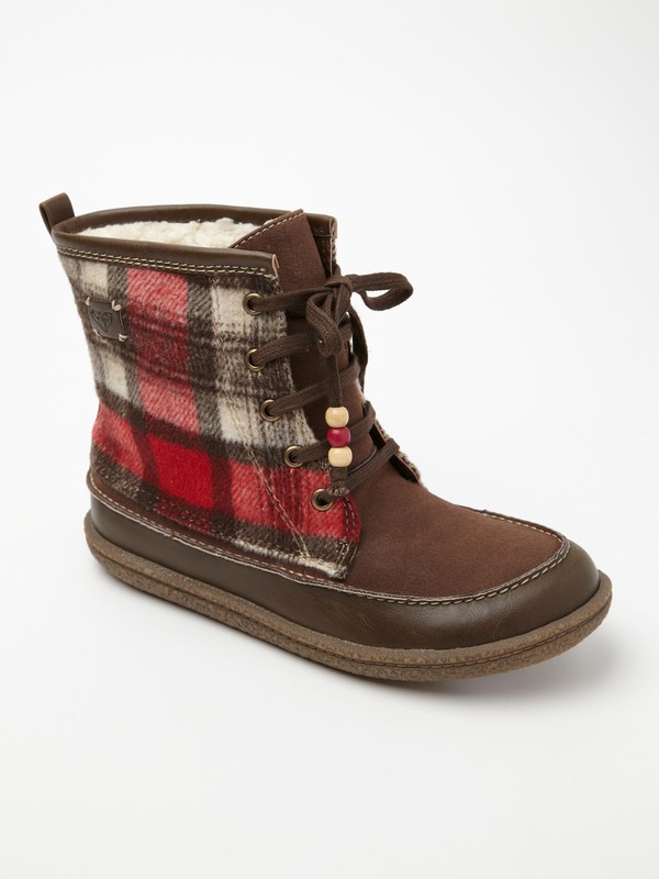 roxy, Canoe Boots, BROWN/TRUE RED (bod) 0 Canoe Boots 457U76 Roxy