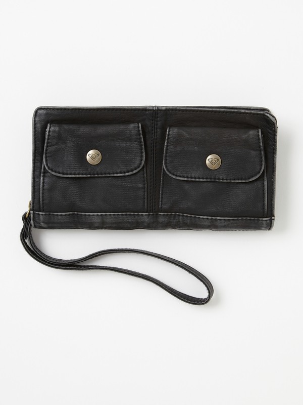 roxy, Keep A Secret Wallet, TRUE BLACK (blk) 0 Keep A Secret Wallet 458D56 Roxy