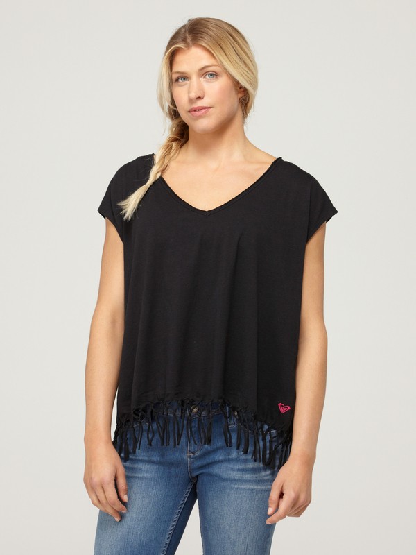roxy, Spring Light Top, TRUE BLACK (blk) 0 Spring Light Top 467545 Roxy