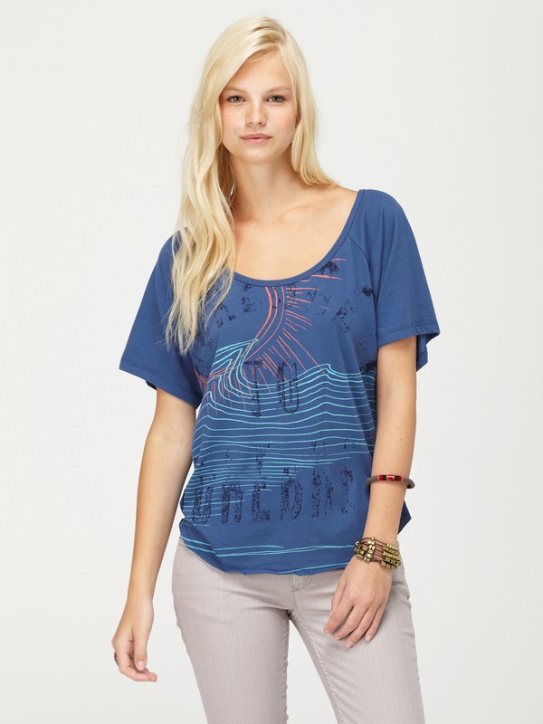 roxy, Shorebreak Top, DEEP WATER BLUE (vid) 0 Shorebreak Top 471K48PN Roxy