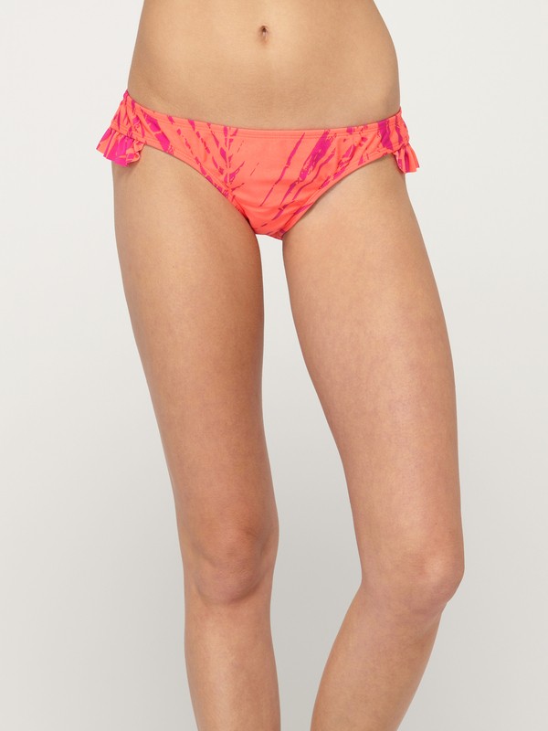 roxy, Boho Bliss Ruffle Scooter Bikini Bottom, POP BOHO BLISS (pop) 0 Boho Bliss Ruffle Scooter Bikini Bottom 622648 Roxy