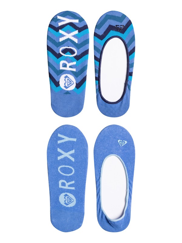 roxy, Chevron Pattern 2 Pack Liner, Copen Blue - Solid (bmn0) 0 Chevron Pattern 2 Pack Liner 82199S Roxy