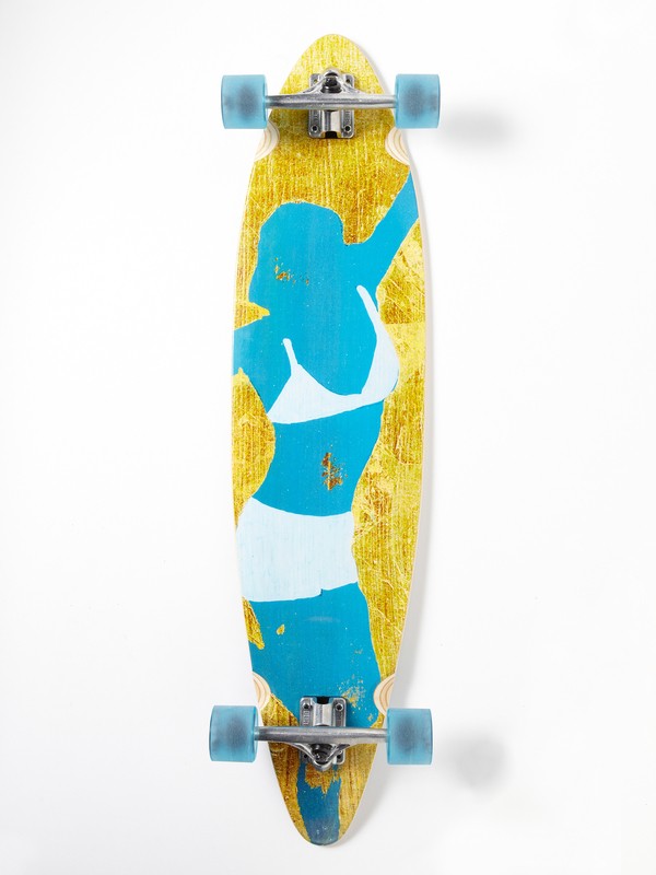 roxy, Sanfords Sled Skateboard, WHITE (wht) 0 Sanfords Sled Skateboard 844075 Roxy
