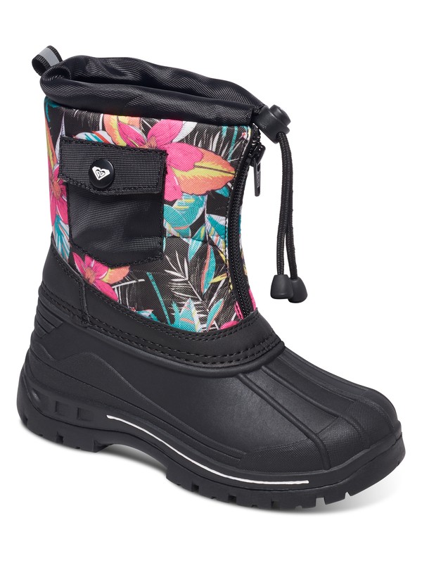 roxy, Girl's 7-14 Nikita Snow Boots, BLACK (blk) 0 Girl's 7-14 Nikita Snow Boots ARGB500005 Roxy