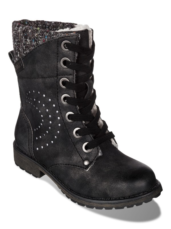 roxy, Girl's 7-14 Finley Boot, BLACK (blk) 0 Girl's 7-14 Finley Boot ARGB700009 Roxy