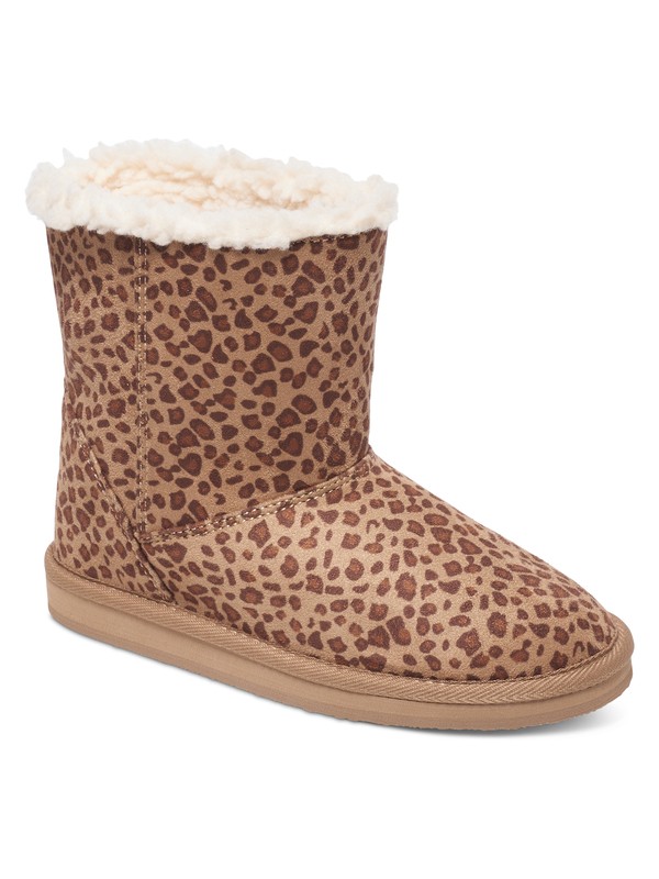 roxy, Molly - Faux-Suede Boots for Girls, CHEETAH PRINT (che) 0 Molly - Faux-Suede Boots for Girls ARGB700021 Roxy