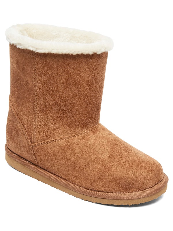 roxy, Molly - Faux Sheepskin Boots for Girls, TAN/BROWN (tb2) 0 Molly - Faux Sheepskin Boots for Girls Beige ARGB700035 Roxy