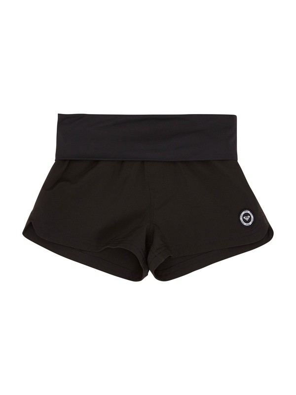 roxy, Girls 7-14 Little Beauty Endless Sun Boardshorts, TRUE BLACK (kvj0) 0 Girls 7-14 Little Beauty Endless Sun Boardshorts ARGBS00010 Roxy