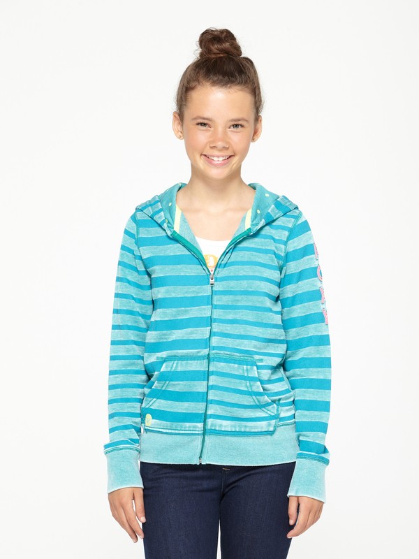 roxy, Girls 7-14 Breaktime Hoodie, AQUATIC BLUE (bqt0) 0 Girls 7-14 Breaktime Hoodie ARGFT00049 Roxy